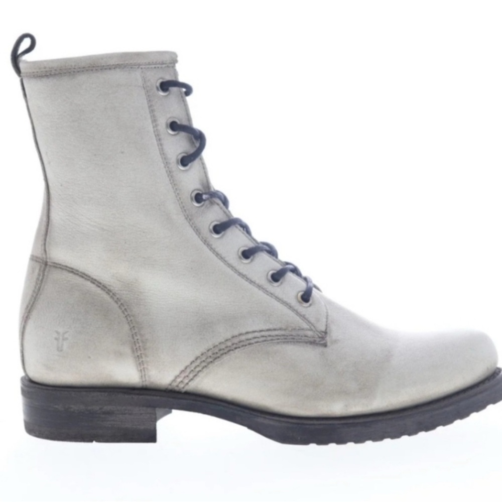 Frye Leather Combat Boots